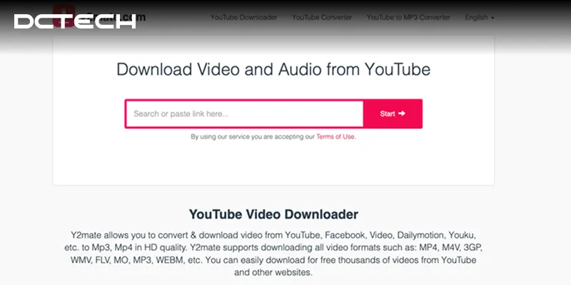 Hình ảnh minh họa giao diện phần mềm YTD Video Downloader