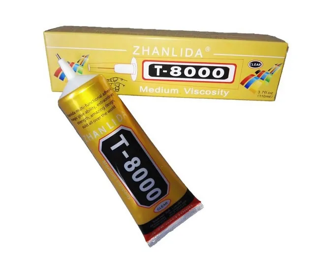 Sản phẩm keo T8000 chuyên dụng dán ốp lưng và các linh kiện nhựa cứng