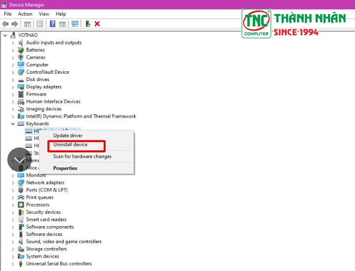 khoa ban phim laptop dell