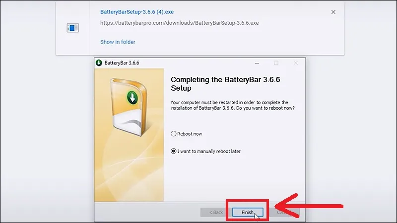 Hoàn thành việc thiết lập phần mềm và sẵn sàng cho lần sử dụng đầu tiên