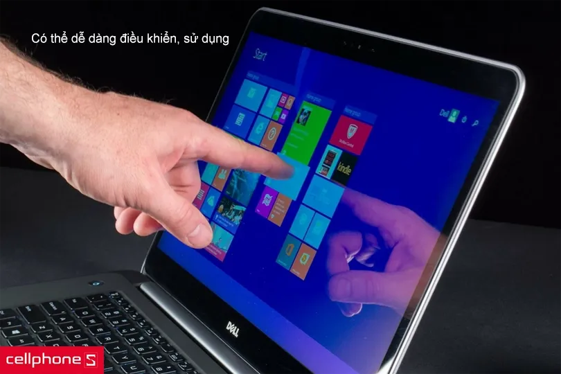 Bản lề xoay gập 360 độ giúp biến chiếc laptop thành máy tính bảng tiện lợi