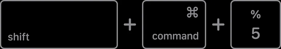 Shift-Command-5