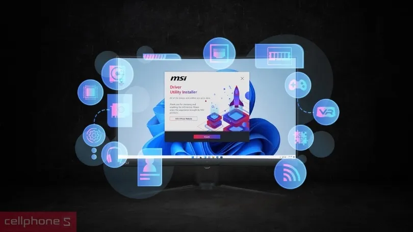 Giao diện phần mềm quản lý và các tính năng bổ trợ độc quyền từ nhà sản xuất MSI