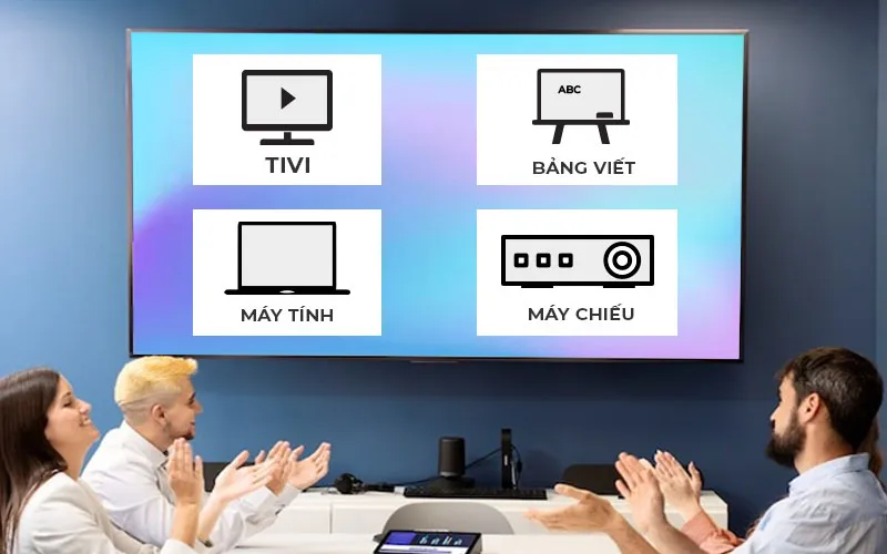 Màn hình tương tác thay thế nhiều thiết bị trong giáo dục và doanh nghiệp