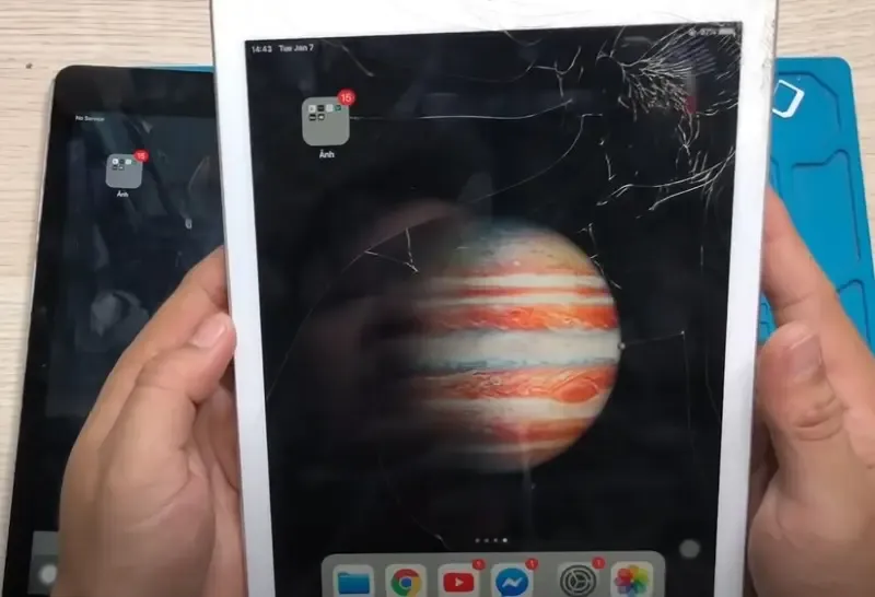 Nguyên nhân màn hình iPad bị nháy