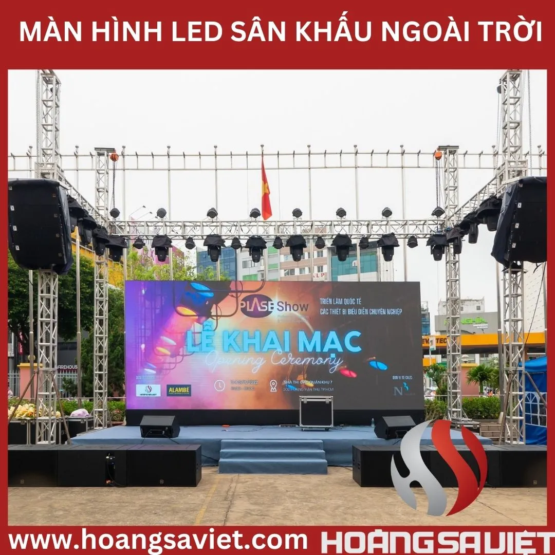Màn hình LED ngoài trời tại sự kiện quy mô lớn