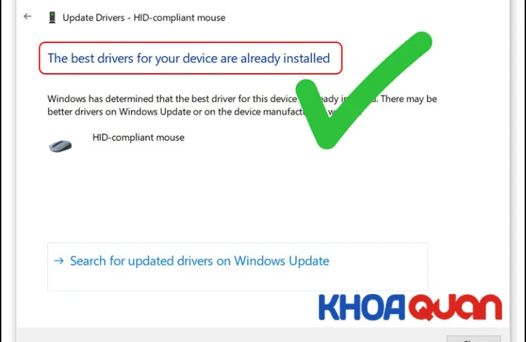 Cập nhật driver màn hình cho máy tính