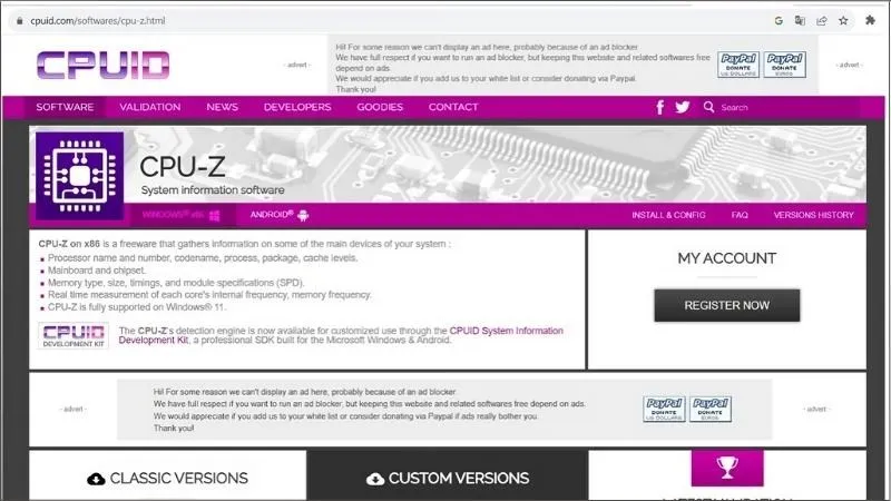 Giao diện Command Prompt cho phép thực thi các lệnh can thiệp sâu vào dữ liệu quản lý phần cứng của thiết bị