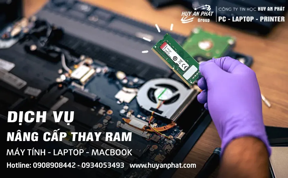Thay Nâng Cấp Ram Laptop PC