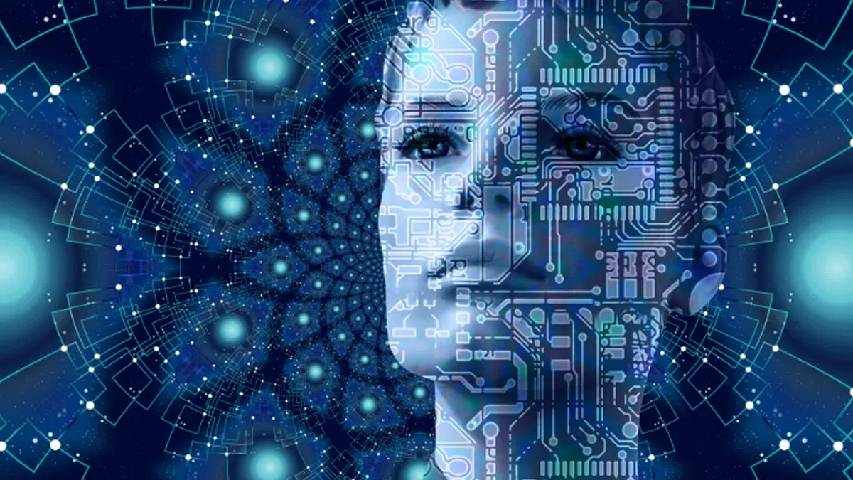 Giao diện biểu diễn cấu trúc mạng thần kinh nhân tạo đang xử lý các tập dữ liệu lớn trên màn hình