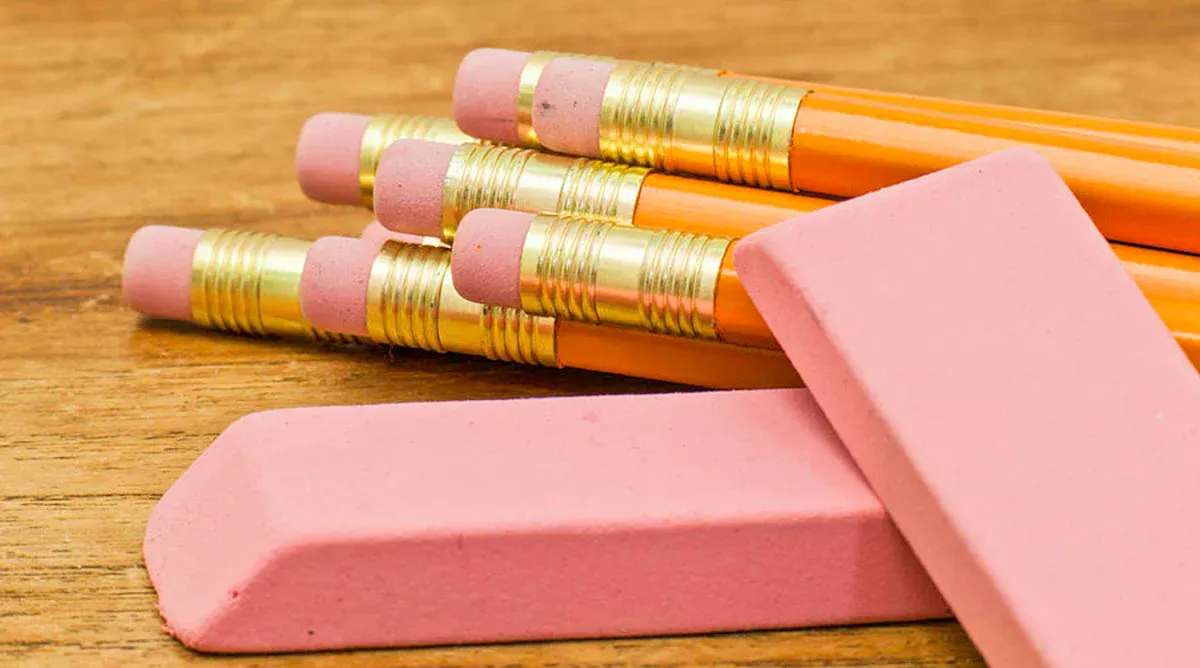 Sử dụng tẩy bút chì