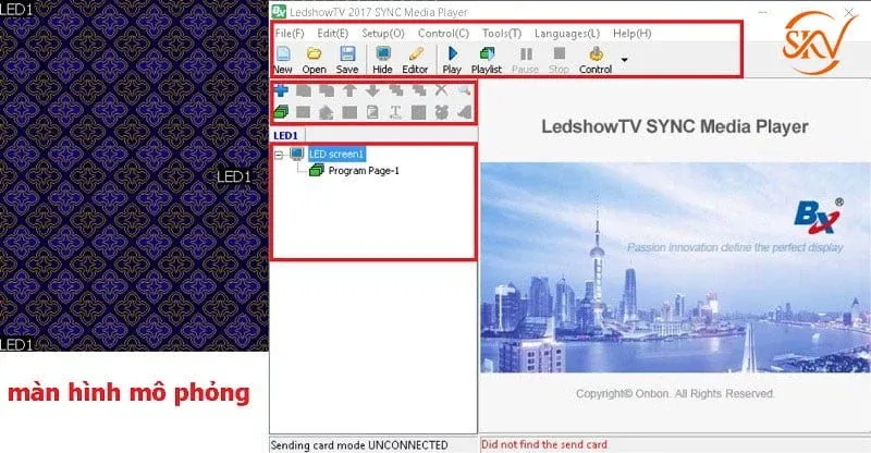 phần mềm ledshowTV