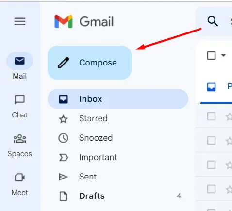 Giao diện soạn thư mới trong Gmail