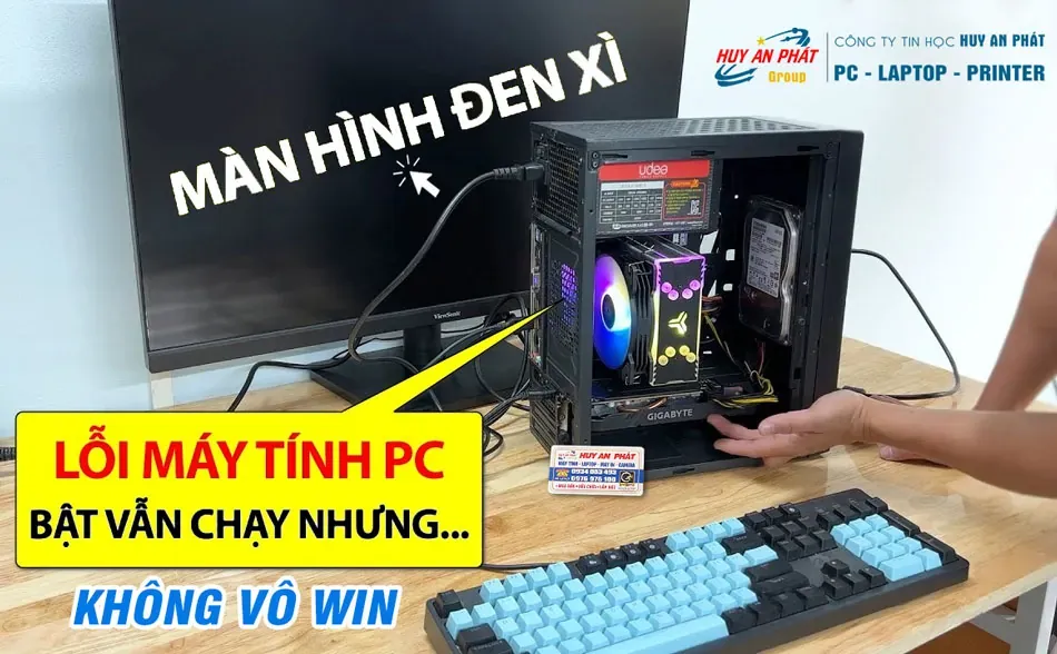 Lỗi Bật Máy Tính Nhưng Màn Hình Đen