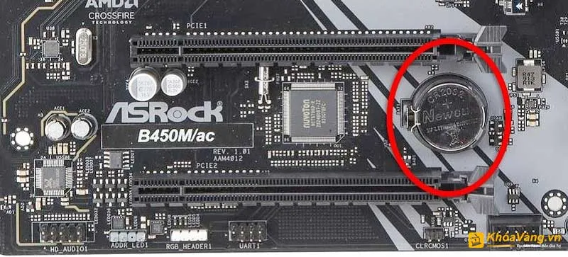 Tháo pin CMOS là cách reset BIOS nhanh