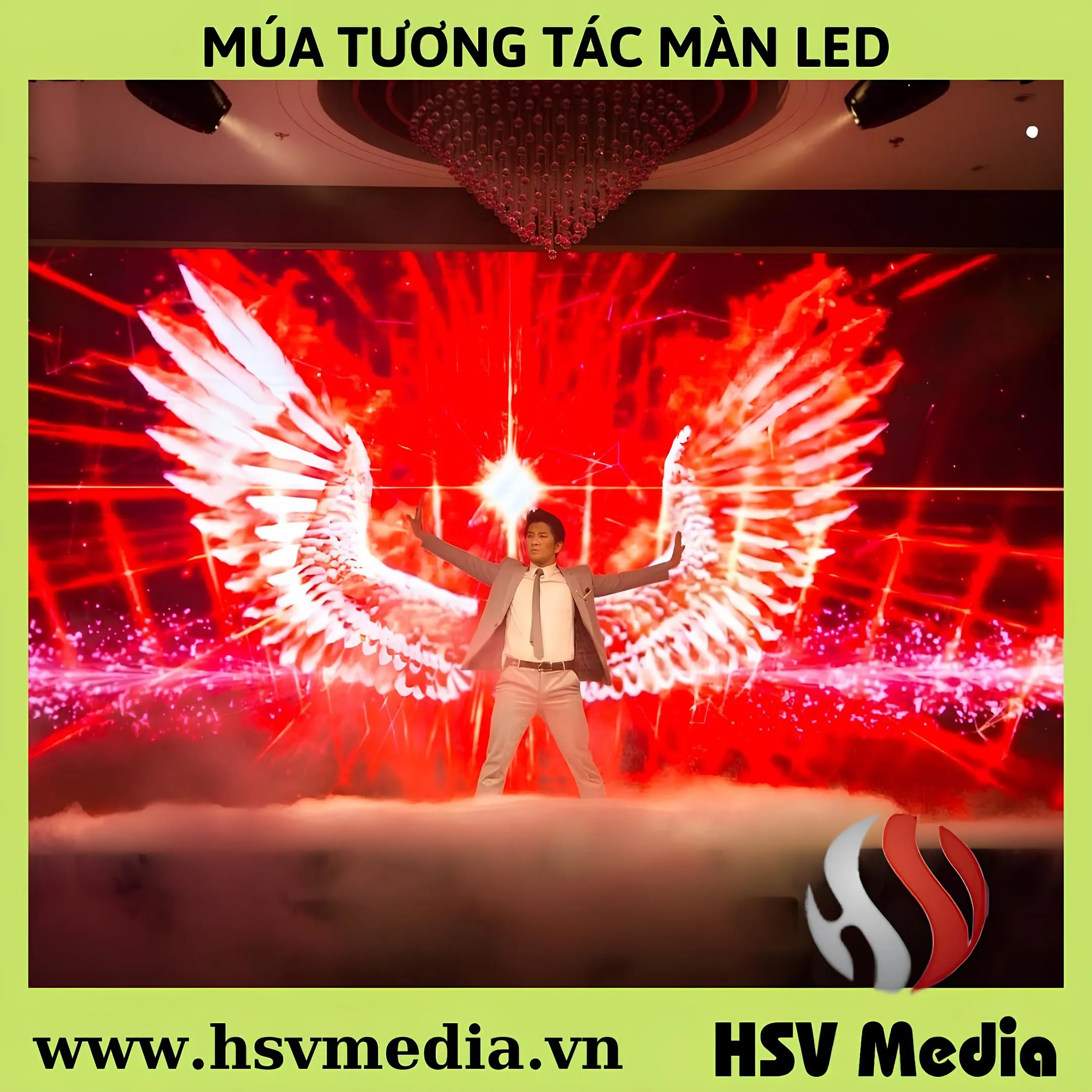 Quy trình thực hiện múa tương tác màn hình led