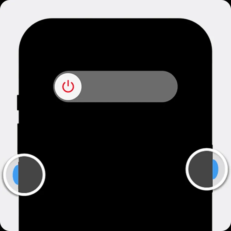 Đây là nút Giảm âm lượng và nút sườn trên iPhone có Face ID.