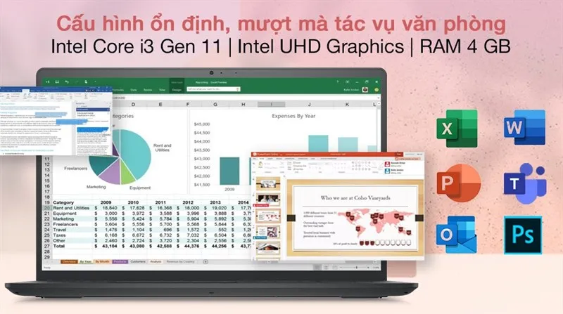 Máy tính Dell siêu mỏng cho văn phòng