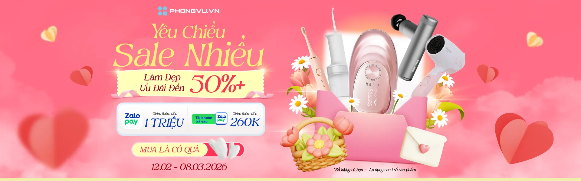 Banner chương trình khuyến mãi linh kiện máy tính tại Phong Vũ